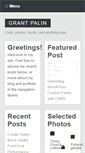 Mobile Screenshot of grantpalin.com